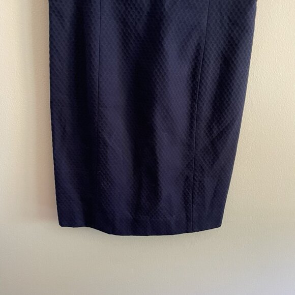 Lilly Pulitzer Women 0 True Navy Gold Preppy Sleeveless Aveline Shift Dress - Picture 3 of 10